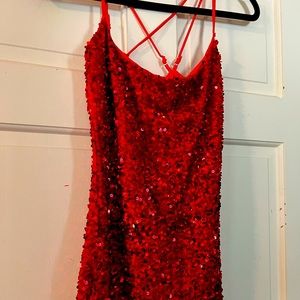 Lucy in the Sky Red dress size small